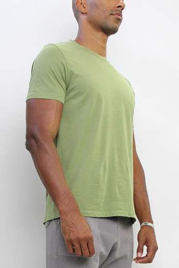 COTTON BASIC CREW NECK TEE