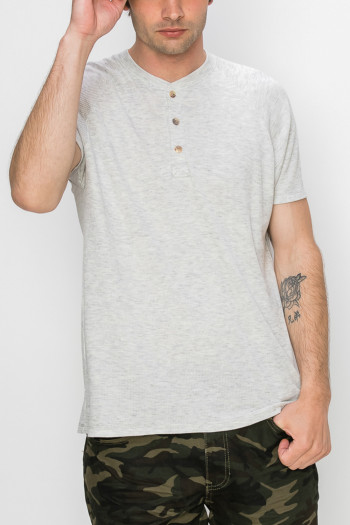 BABY THERMAL SHORT SLEEVE HENLEY MEN