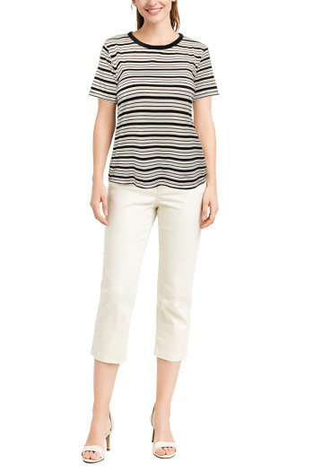 SIRO VARIEGATED STRIPE SHORT SLEEVE TEE