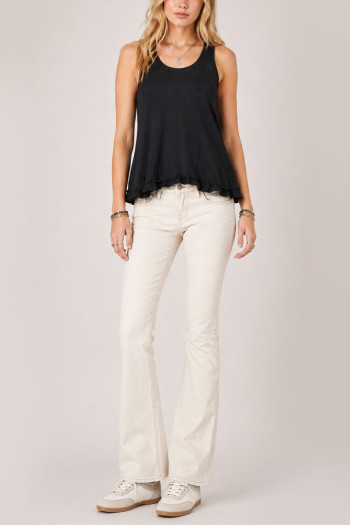 POM POM RUFFLE TANK